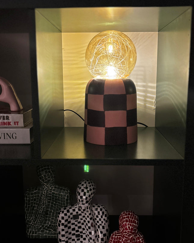 Boxed Pink Terra Lamp