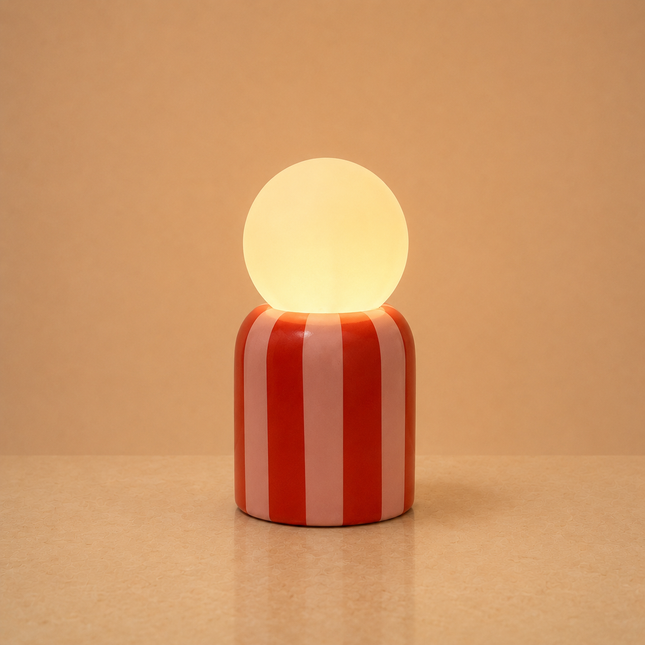 Orange Terra Lamp