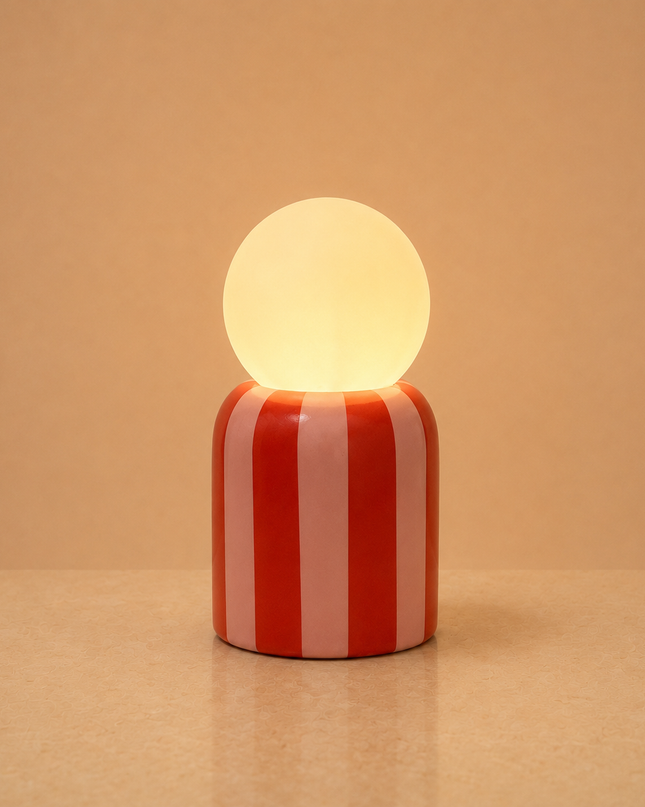 Orange Terra Lamp