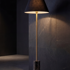 Black Marble Floor Lamp