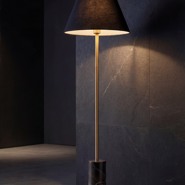 Black Marble Floor Lamp