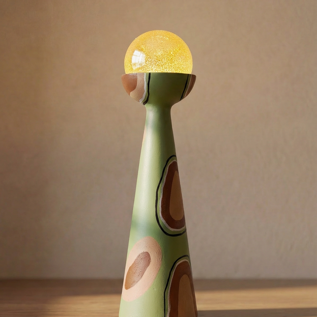 Avocado Wave Lamp