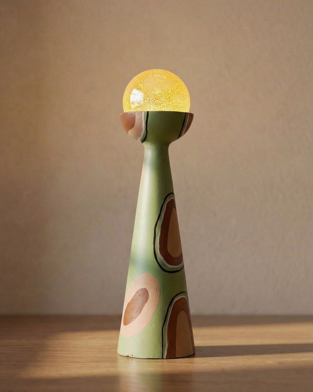 Avocado Wave Lamp