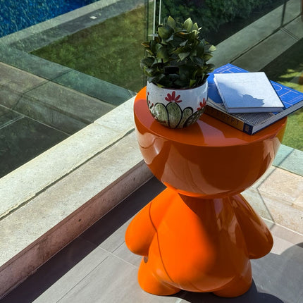 Our orange Teddy is enjoying the pool!