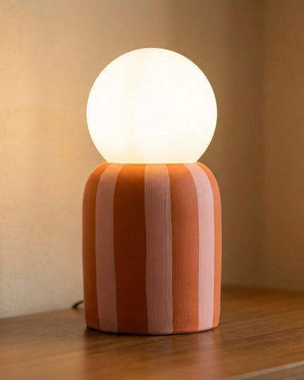 Orange Terra Lamp