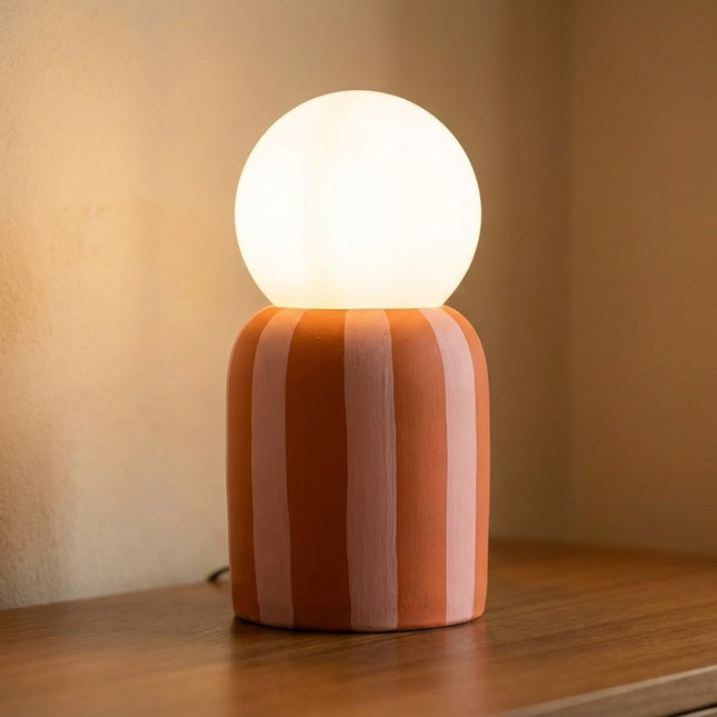 Orange Terra Lamp