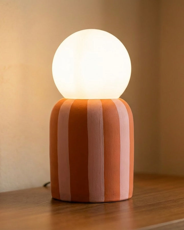 Orange Terra Lamp