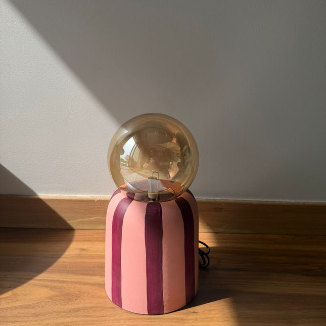 Vertical Pink Terra Lamp