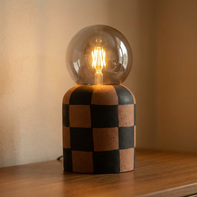 Checkered Terra Lamp