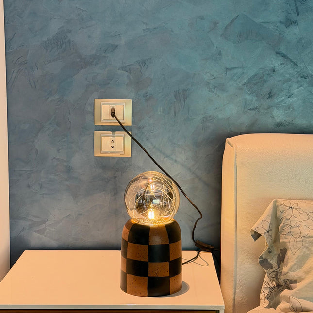 Checkered Terra Lamp