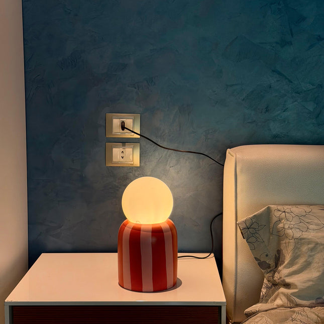 Orange Terra Lamp