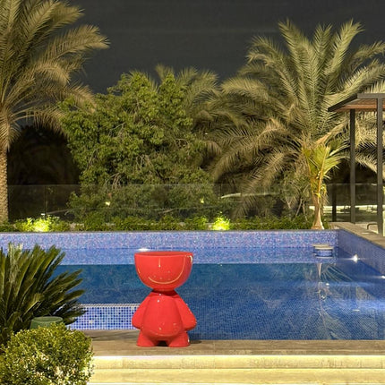 Can you spot the Pink Teddy? Enjoying the Pool as always!